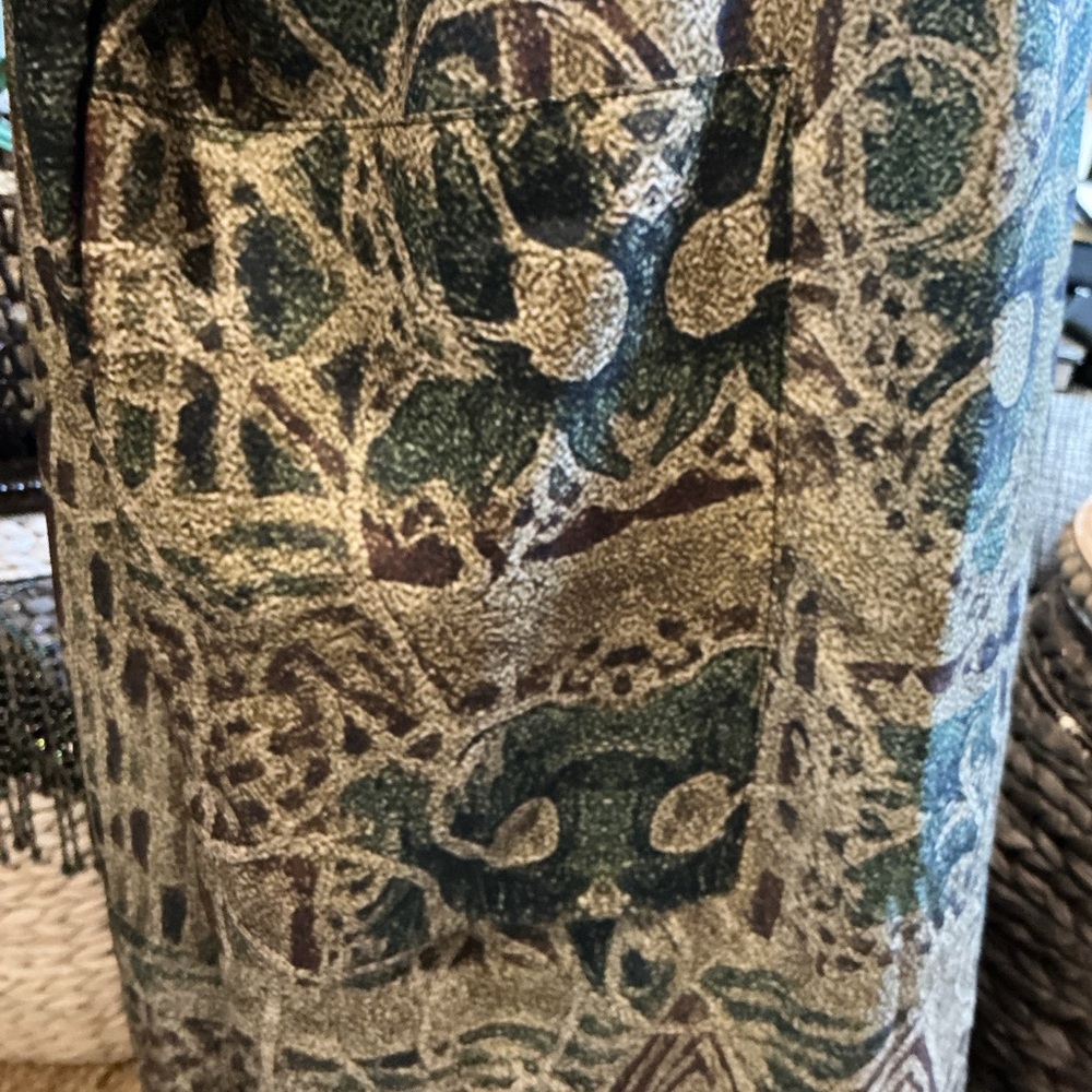 Bohemian Maxi Dress with Floral and Geometric Patterns - Picture 7 of 14